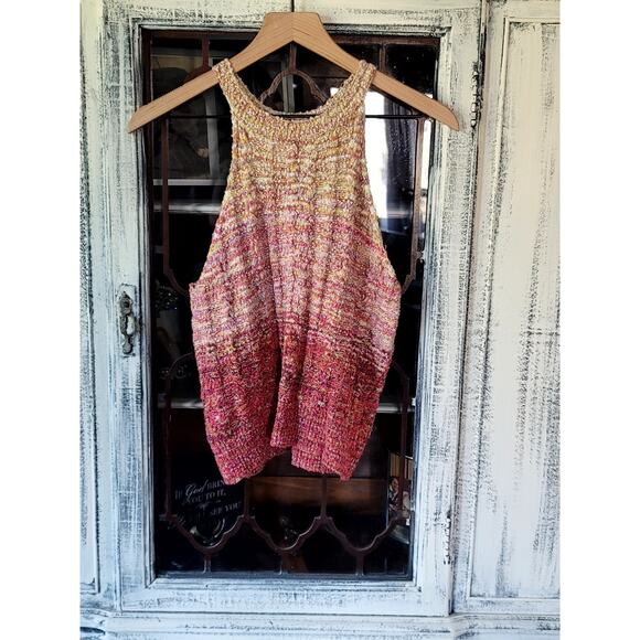 Pilcro Cable-Knit Halter Sweater Tank - New Large - Picture 6 of 6
